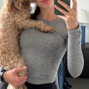 Lululemon Gray Long Sleeve Top